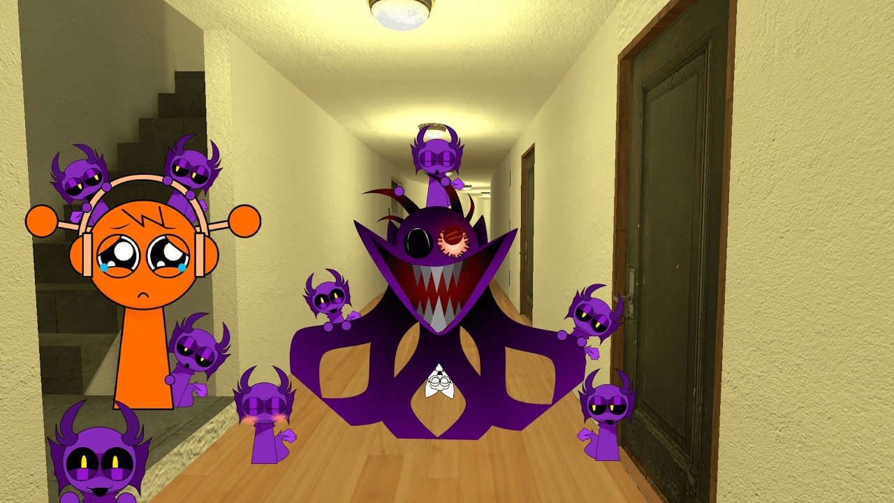 Mini Durples attacked Oren and Durple Phase 19! Oren is having a meltdown!   Nextbot Gmod