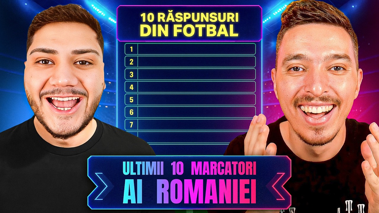 PREMIERA IN SERIE CU O CATEGORIE UNICA IN 10 RASPUNSURI DIN FOTBAL THEO VS DAMIAN STAN!