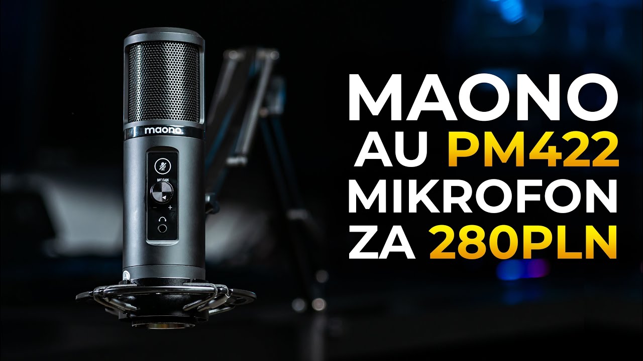 REALNY RYWAL dla NOVOXA NC-1? 🤔 MAONO AU-PM422 🎤 MIKROFON DLA STREAMERA / YOUTUBERA