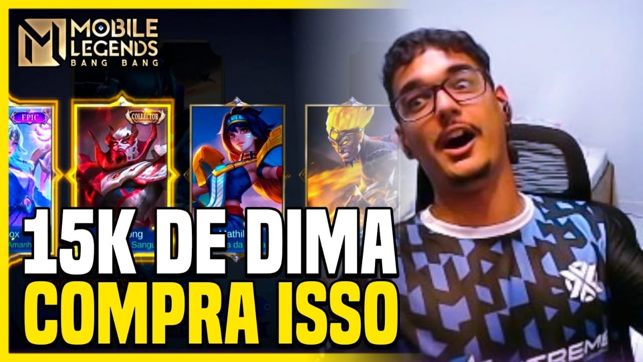 GASTEI MIL REAIS PRA UM INSCRITO NA BOX E ELE TIROU ISSO!!! | MLBB