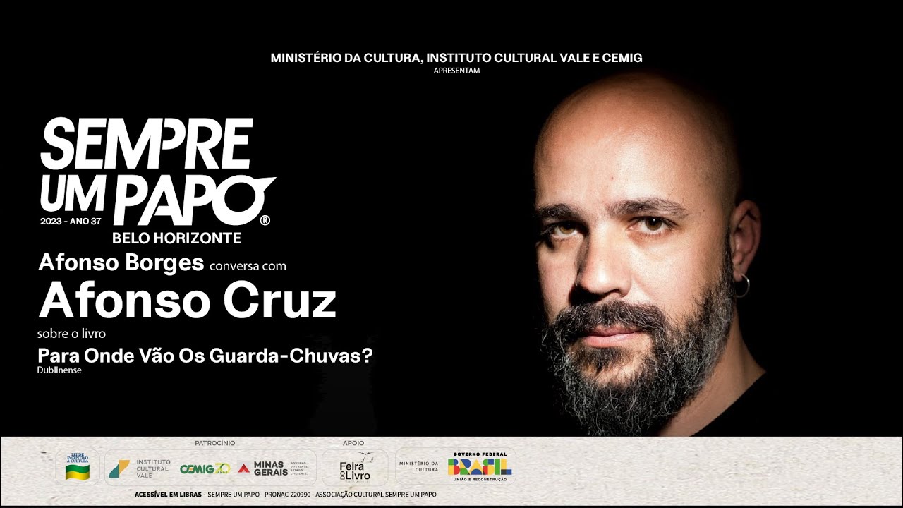Sempre um Papo recebe o escritor português Afonso Cruz em Belo Horizonte