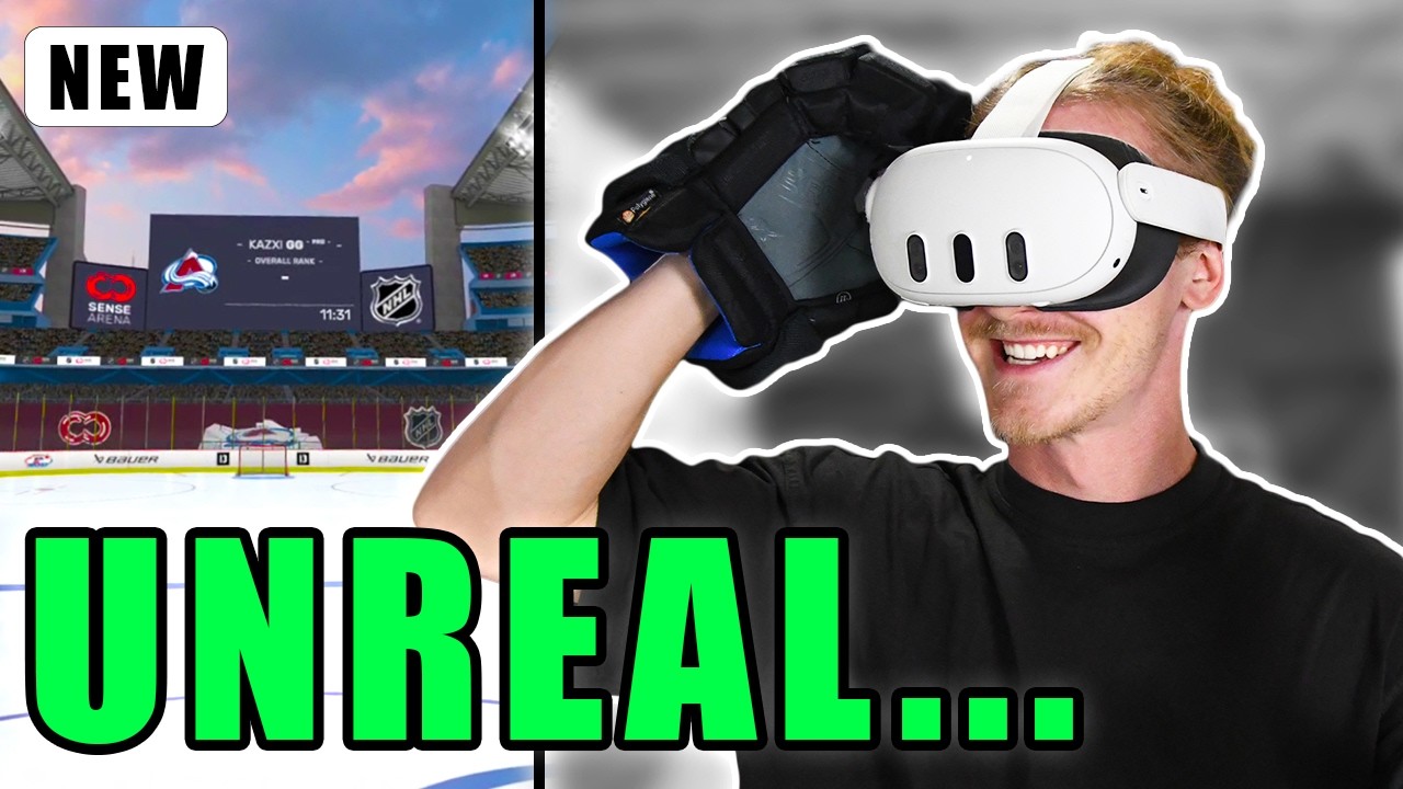 Может ли VR-хоккей помочь мне улучшить свои навыки? — Первый взгляд на NHL Sense Arena 25