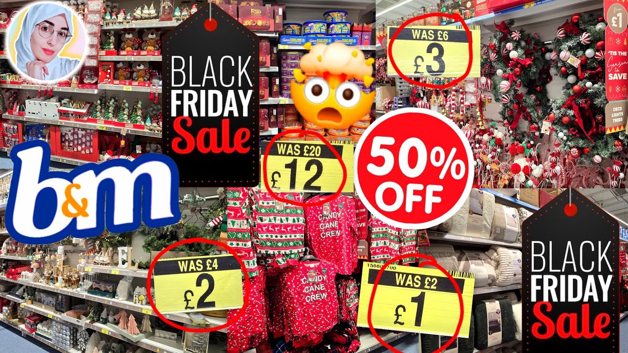 RUN TO B&M 🏃🏻‍♀️ 50% BLACK FRIDAY SALE 🤑 Christmas & More‼️ Shop With Me 🥰