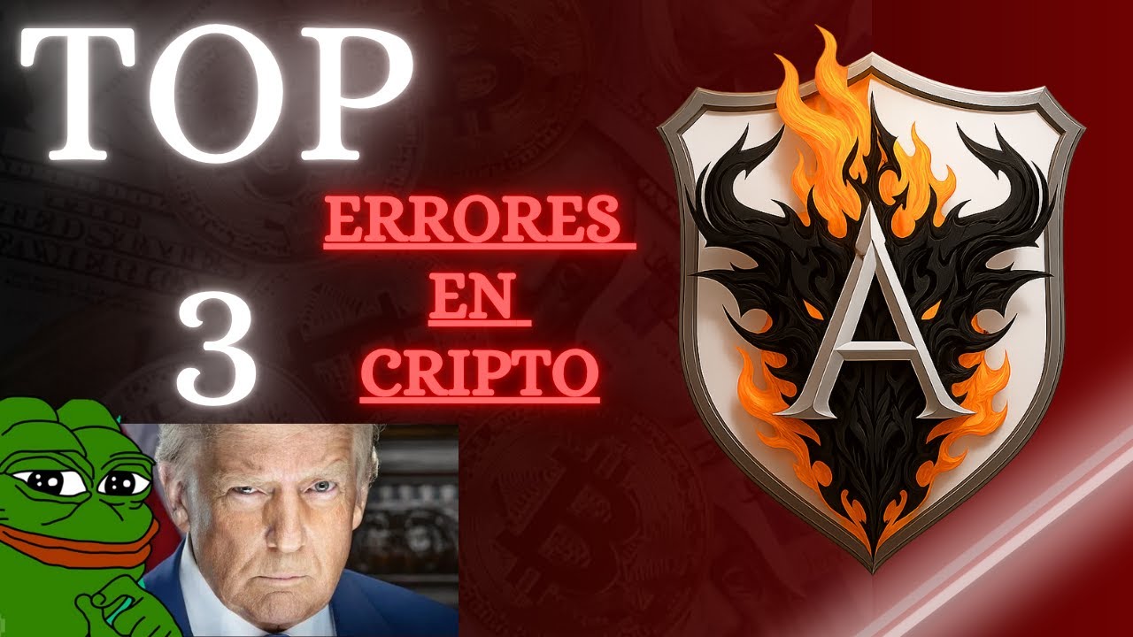 #top 3 Errores en #criptomonedas