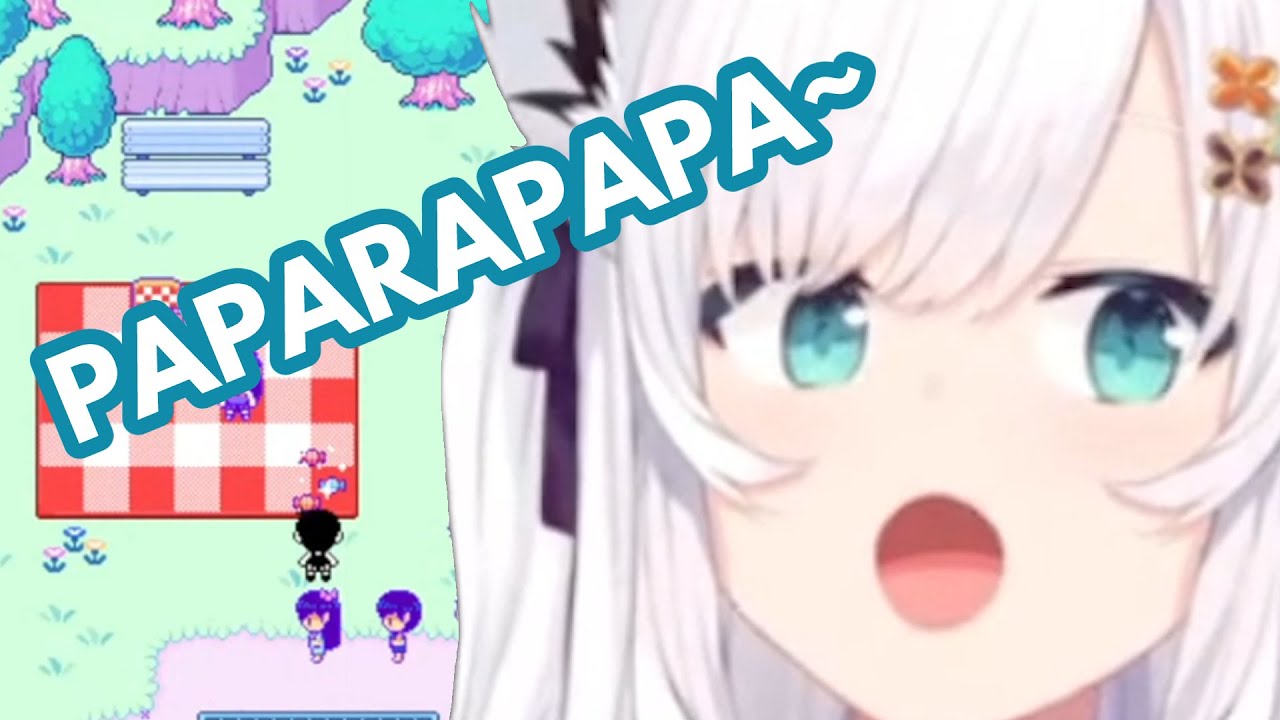 Fubuki makes cute sounds as she explores the headspace in OMORI (ENG SUB)