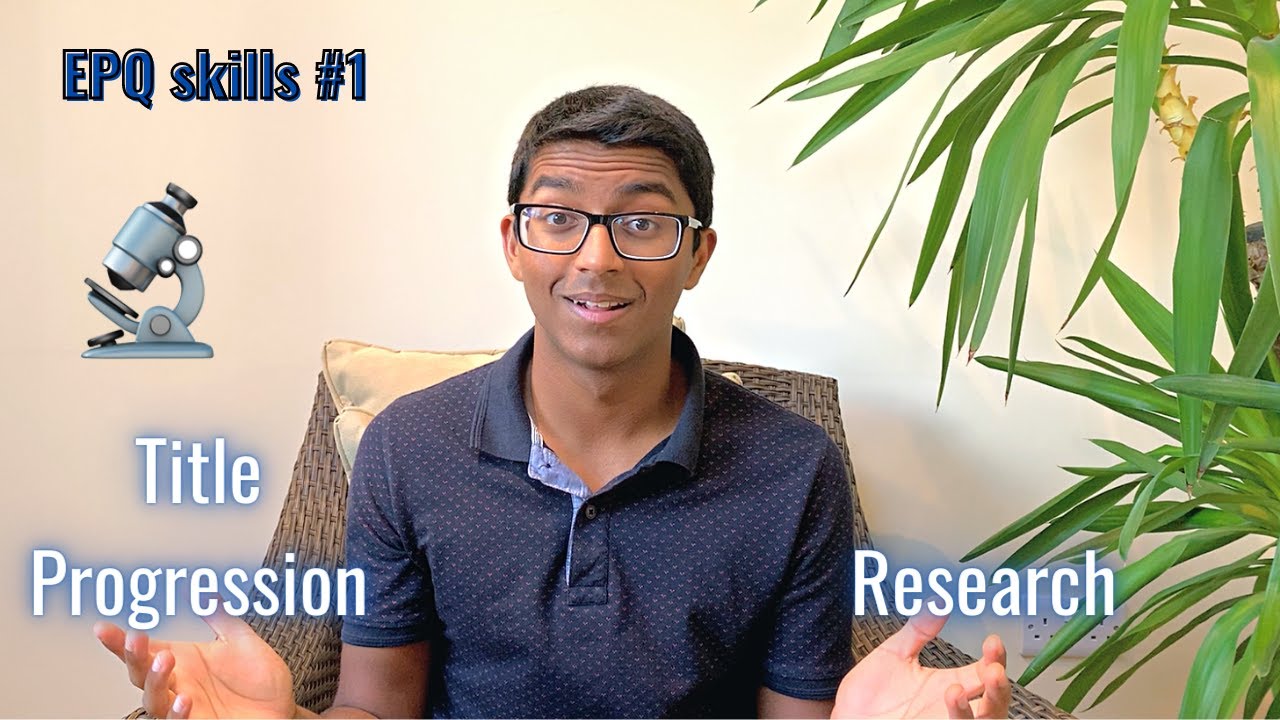 EPQ skills #1: Title progression and research