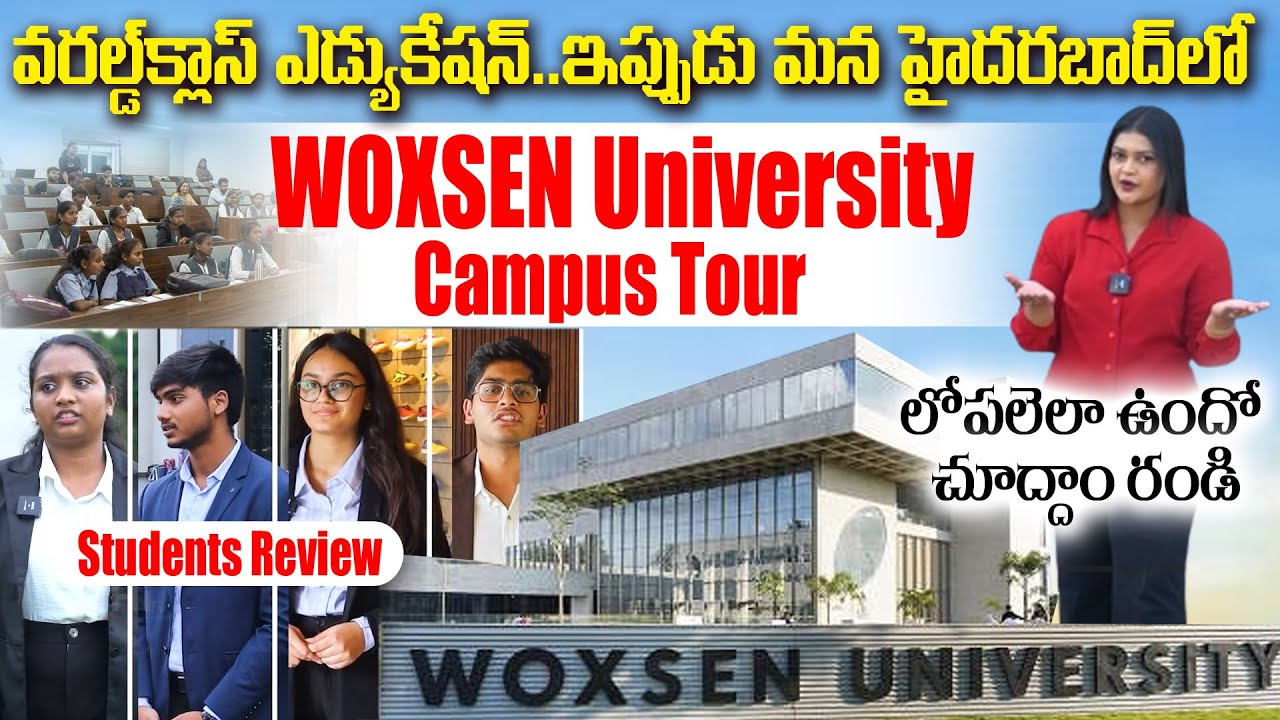 Woxsen University Campus Tour- Students Review | Top Engineering College in Hyderabad | Hi TV