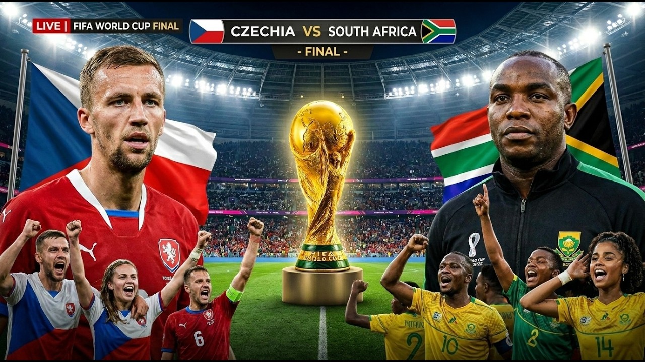 LIVE NOW | CZECHIA vs SOUTH AFRICA | FIFA World Cup 2026 | Team Entry, Anthem & Toss