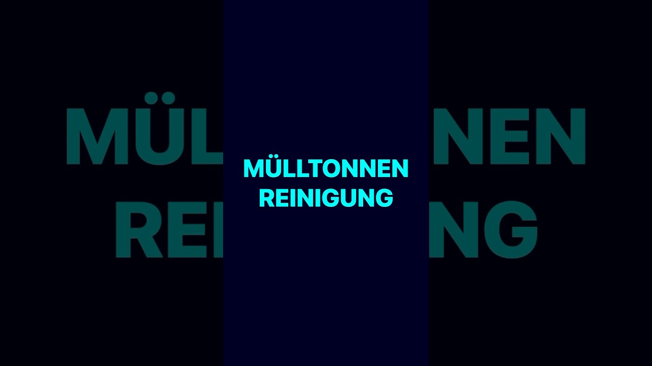 Mülltonnen Reinigung 