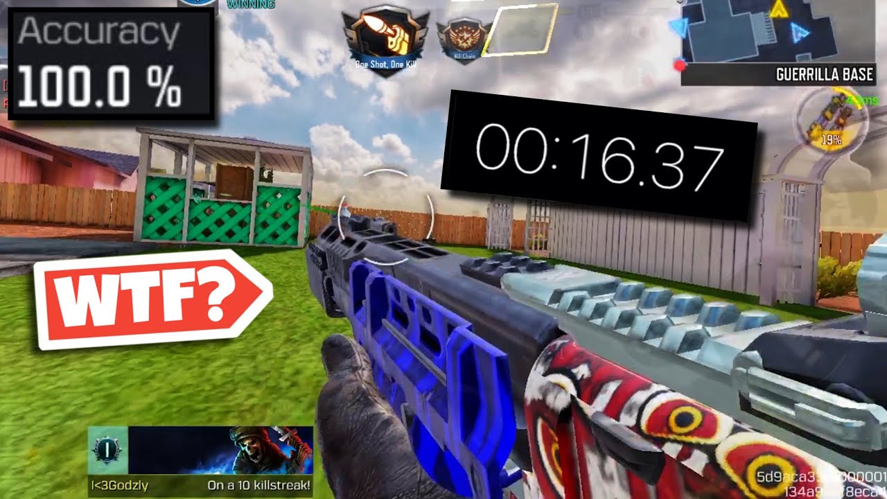THE FASTEST 1v10 with 100% ACCURACY using KRM-262 in COD MOBILE!