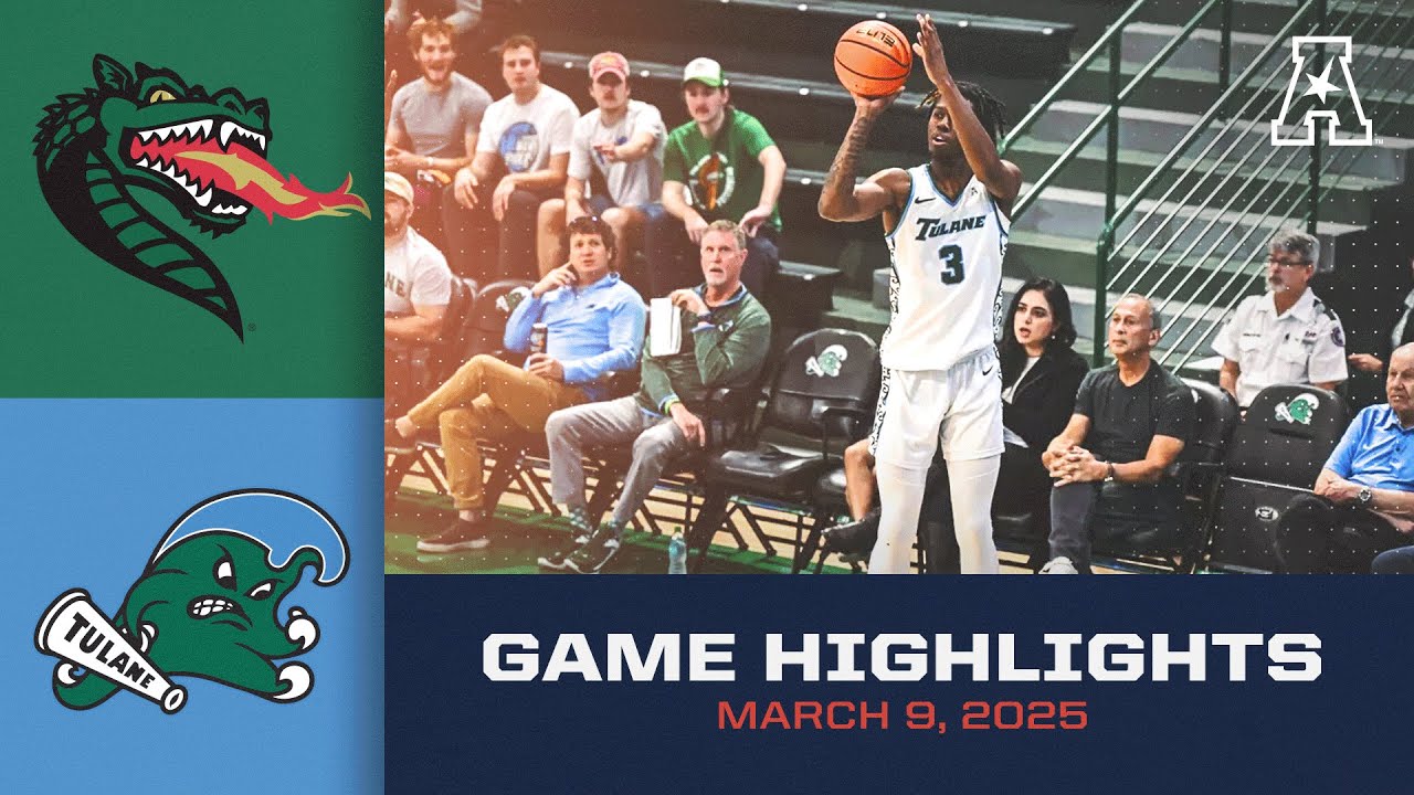 Game Highlights: UAB vs. Tulane (Mar. 9, 2025)