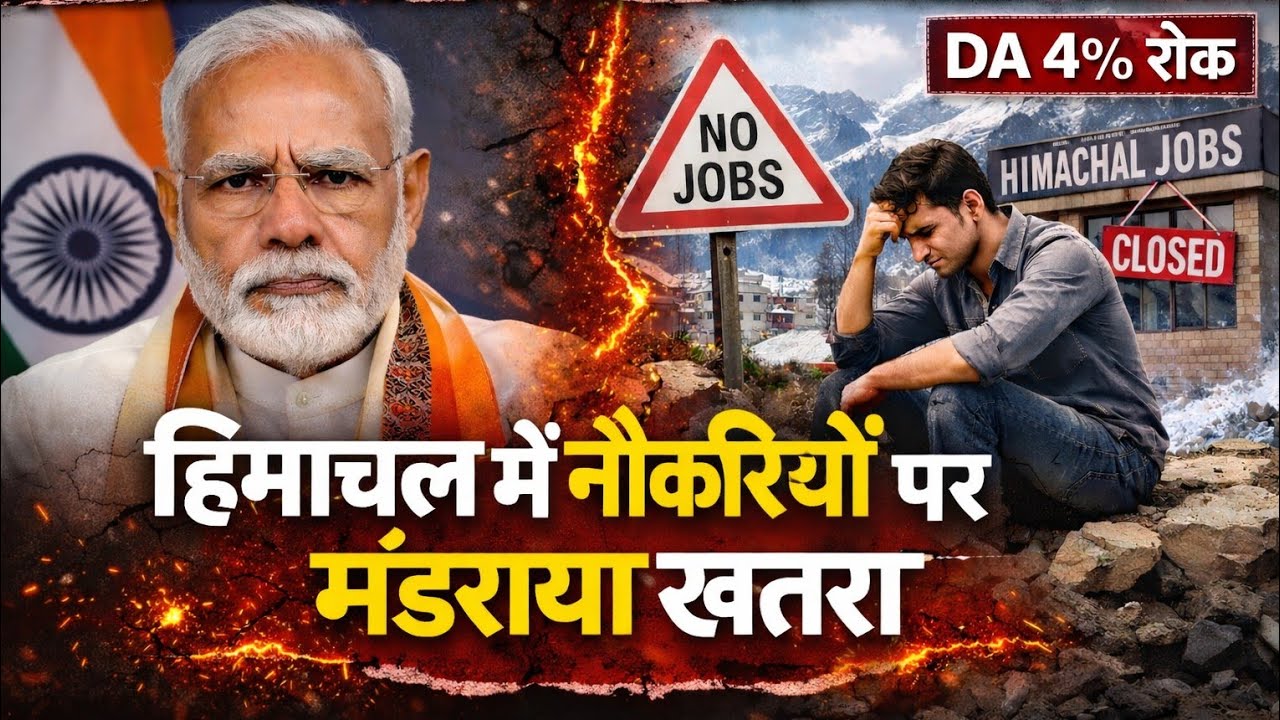 RDG रोक ||कर्मचारी DA 4% रोक || हिमाचल में आने वाली नौकरियों पर खतरा|| Breaking News Himachal Today 