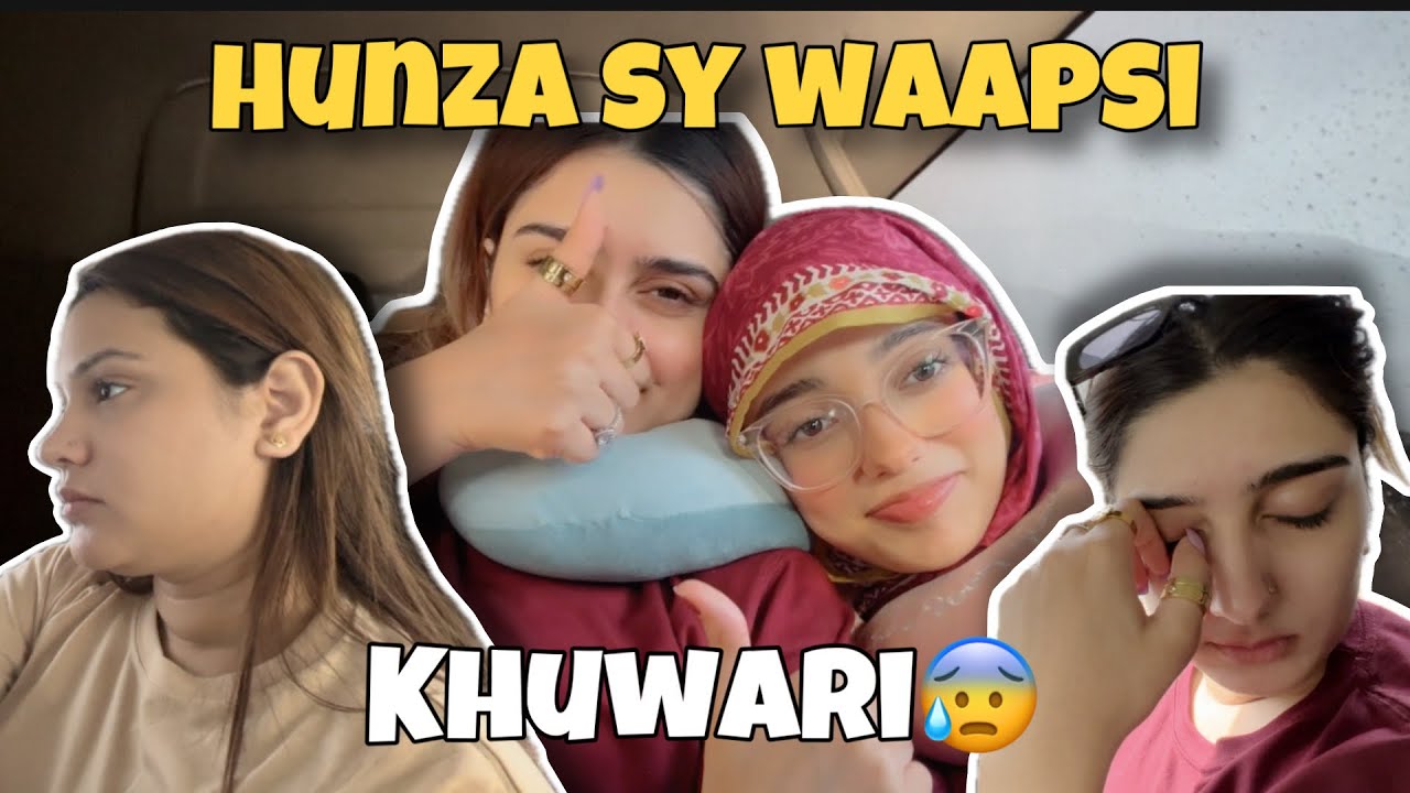 Hunza sy wapsi aur khuwari😰 // land sliding and roads blocked // Yusma Akhund