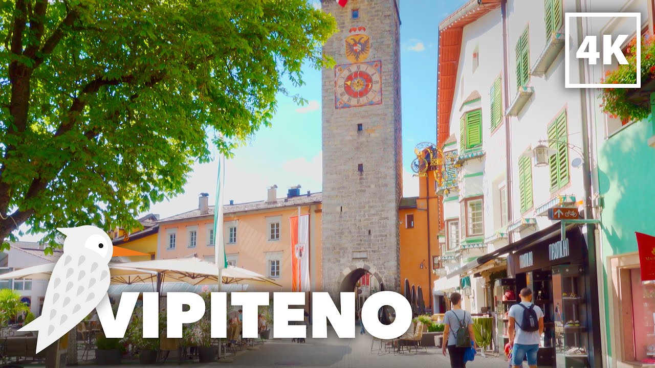 Vipiteno, Italy: 4K Video with Live Sound