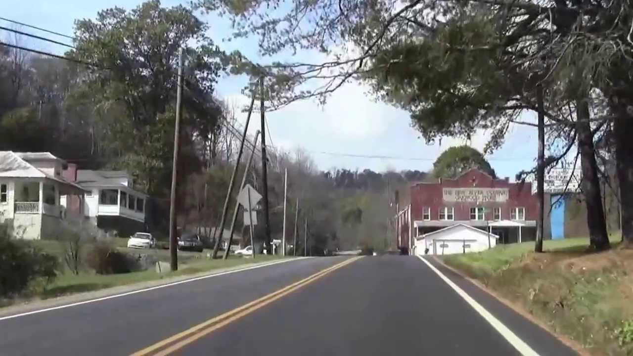 OAK HILL, WEST VIRGINIA.  Oak Hill Jones Ave., to Whipple and Carlisle and back to Oak Hill.