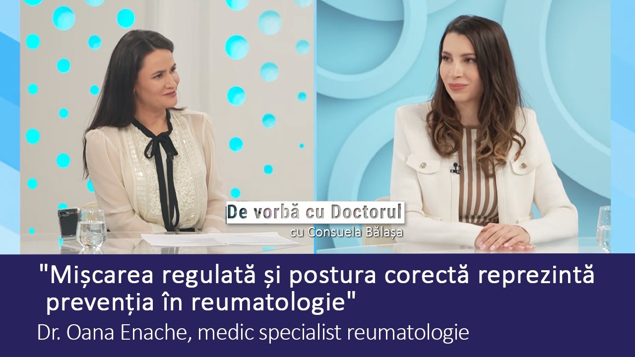 DURERILE DE SPATE- BOALA SECOLULUI? - Dr. Oana Enache, medic specialist reumatolog