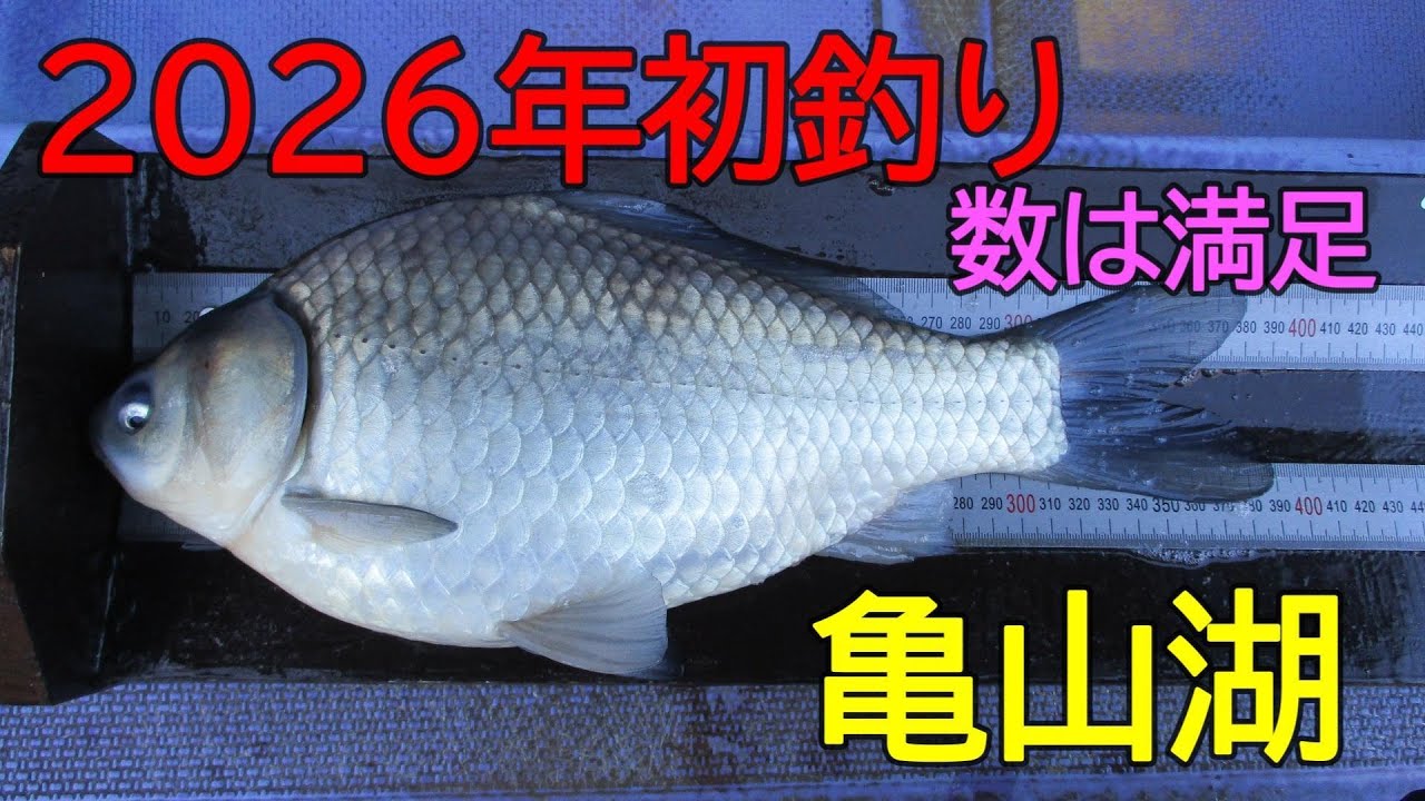 亀山湖・笹川　へら鮒釣り　2026年1月