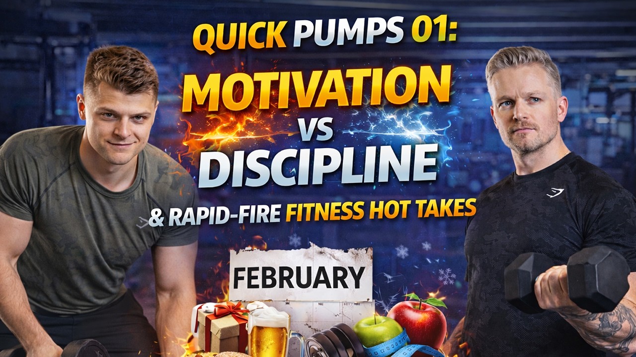 Quick Pumps 01: Motivation vs Discipline & Rapid-Fire Fitness Hot Takes