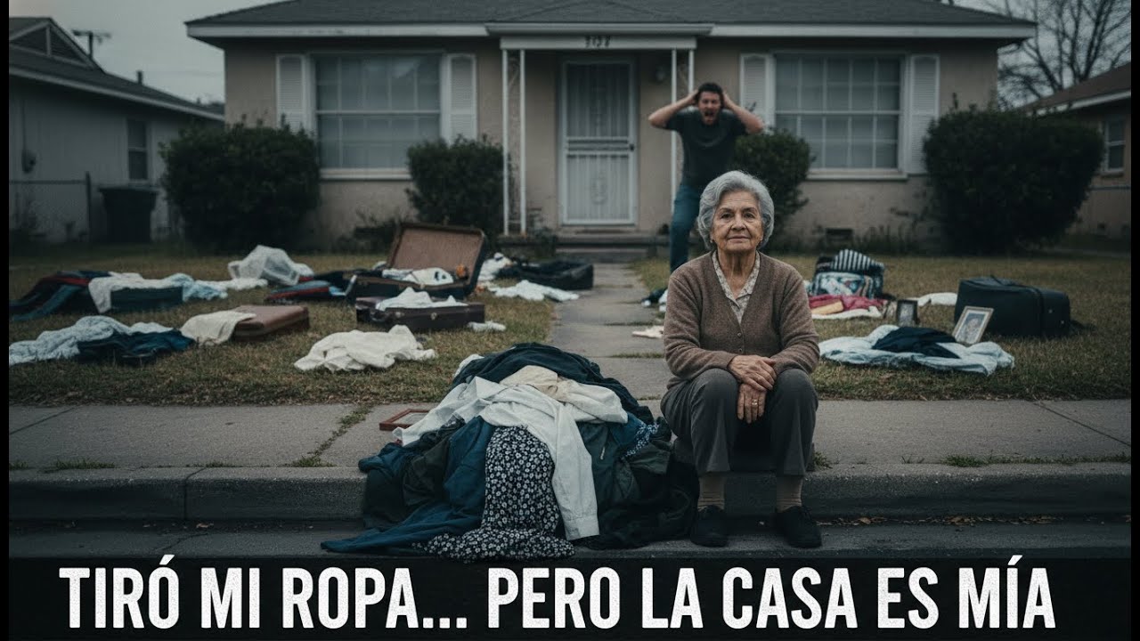 Mi hijo tiró mi ropa a la calle… sin saber que la casa legalmente nunca dejó de ser mía.