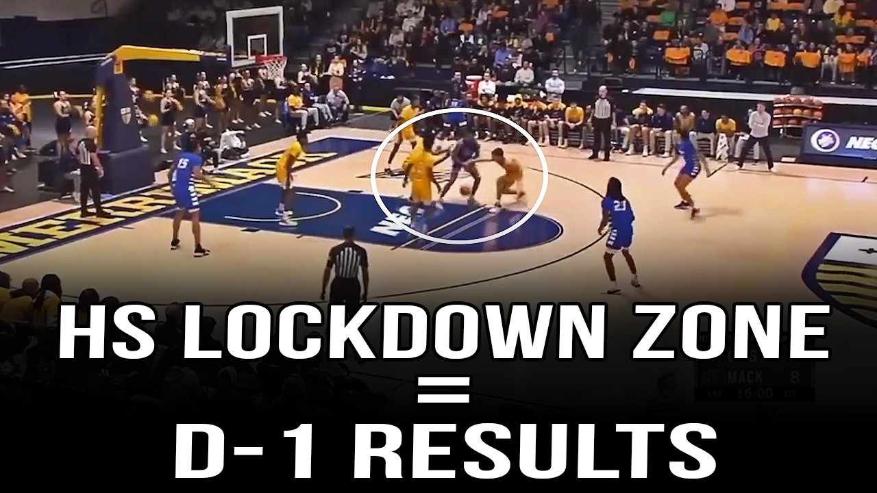 How a High School 2-3 Zone Dominates D1 | This 2-3 Zone Plays Like Pressure Defense