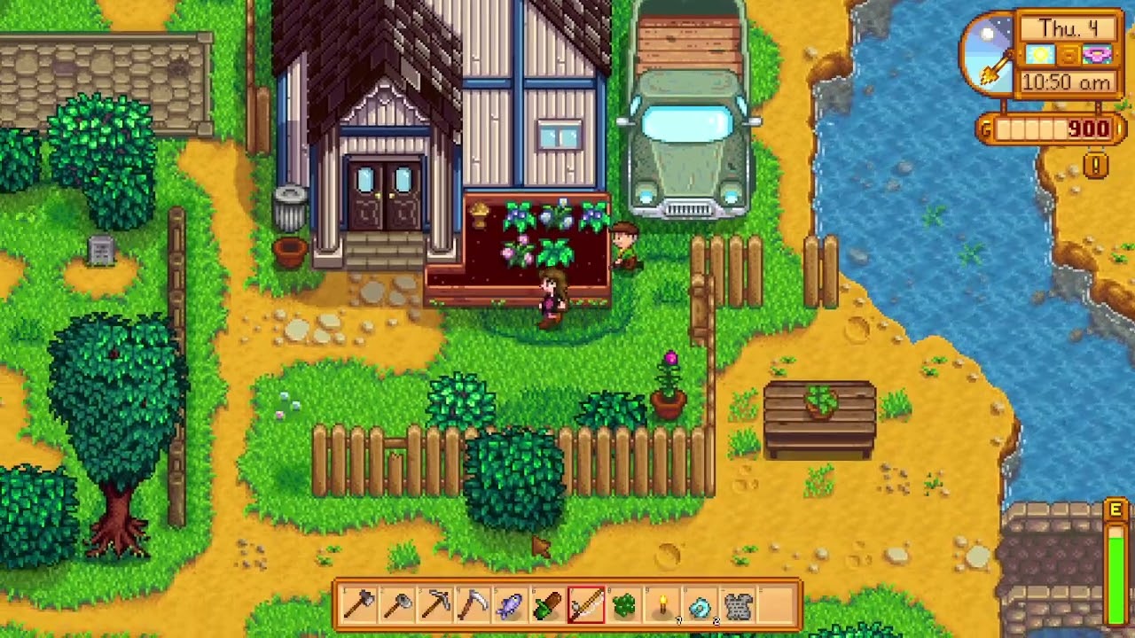 🌾 Stardew Valley Day 4 | Still Waiting on the Mine & Bridge Plans 🪵✨day 4
