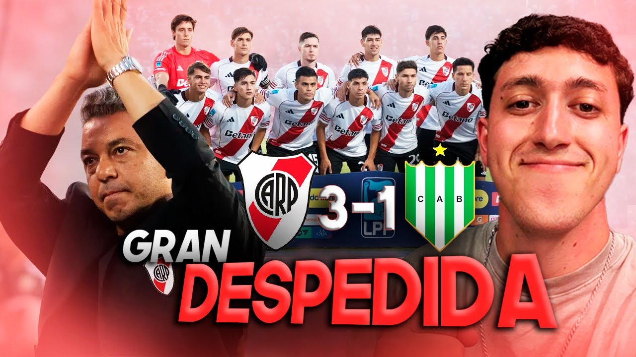 🐔😁 RIVER GANÓ 3 A 1 A BANFIELD EN LA DESPEDIDA DE MARCELO GALLARDO | REACCIÓN 