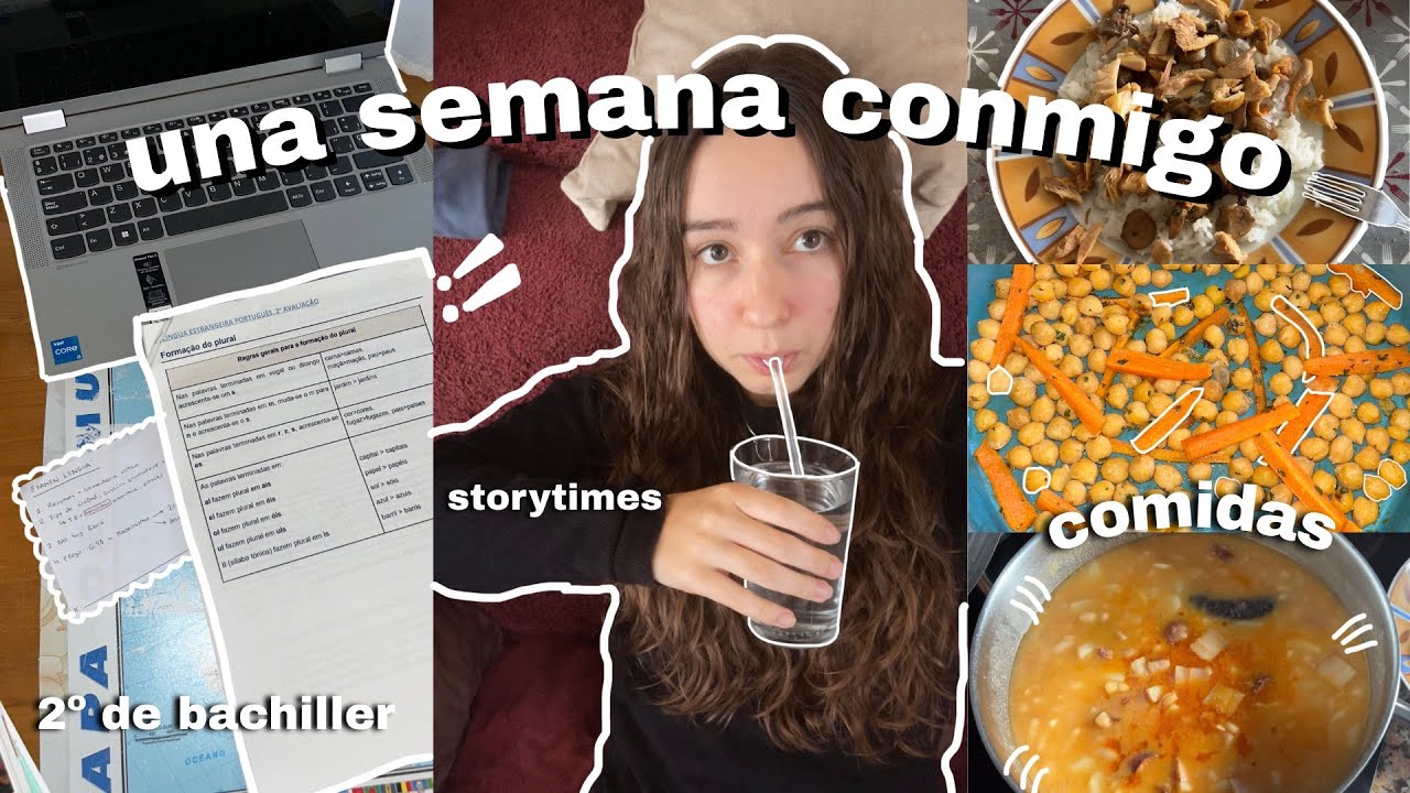 1 semana conmigo! estudiando, con mi mejor amiga…