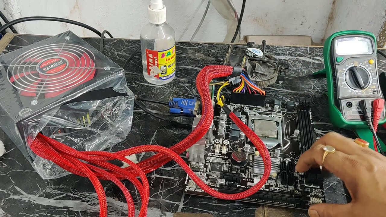 Motherboard Chip Level Repairing | CPU Fan Spins and then Stops In Hindi