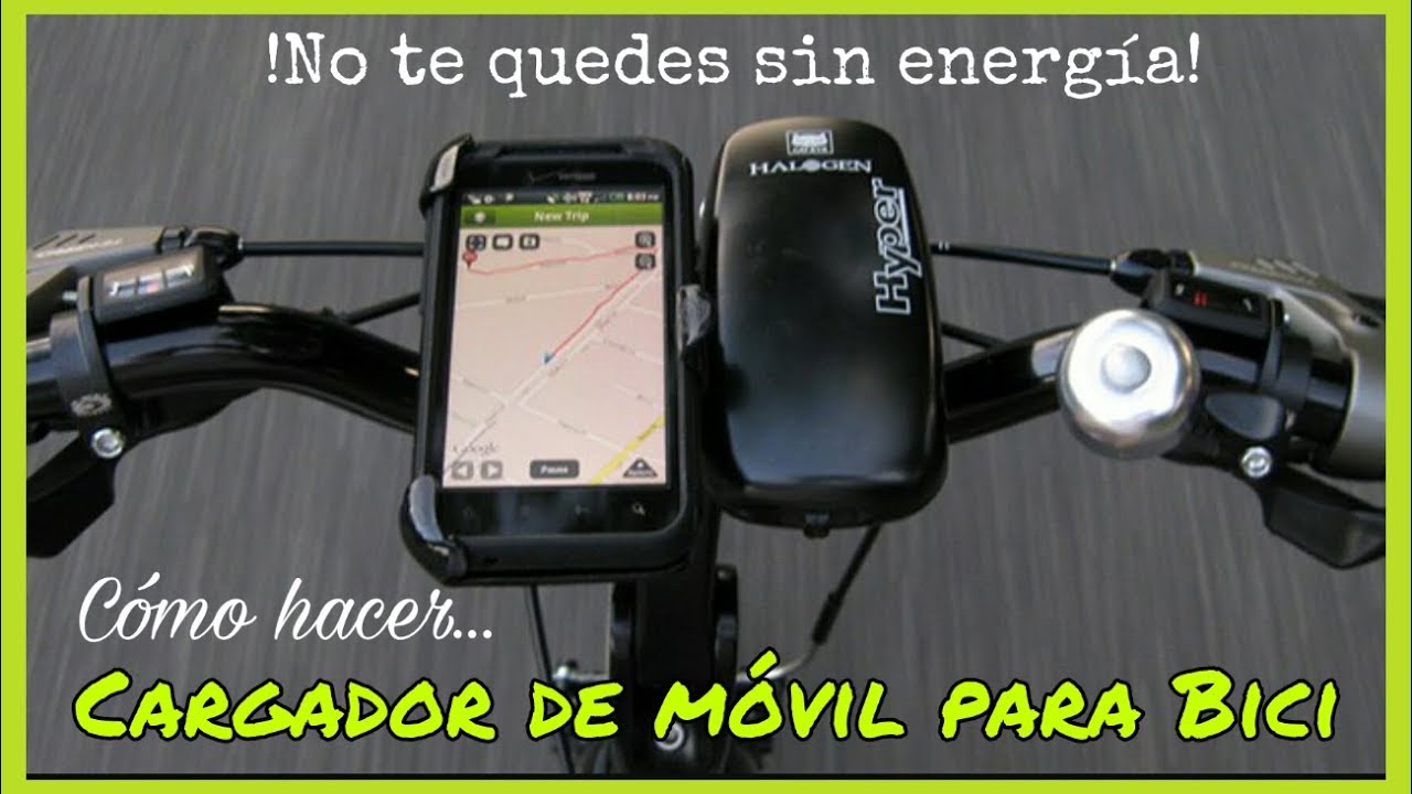 CÓMO HACER UN CARGADOR DE DISPOSITIVOS MÓVILES (MÓVIL, TABLET, CÁMARA, GPS...) PARA TU BICICLETA