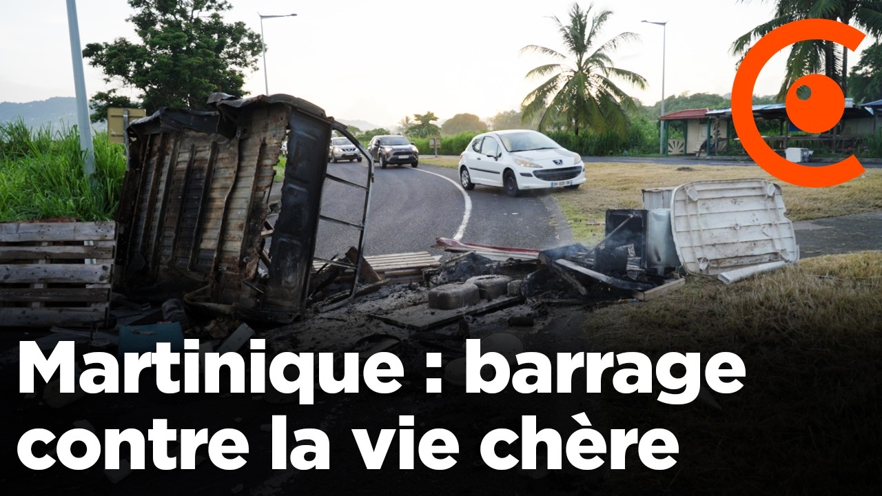 Martinique : après les affrontements de nombreux barrages contre la vie chère - 20/09/2024