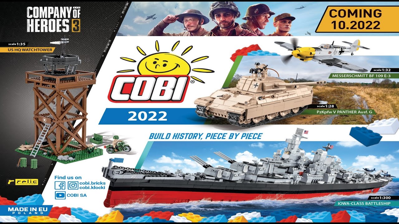 COBI Catalogue/ Katalog 2022 - Build History, Piece By Piece 2022