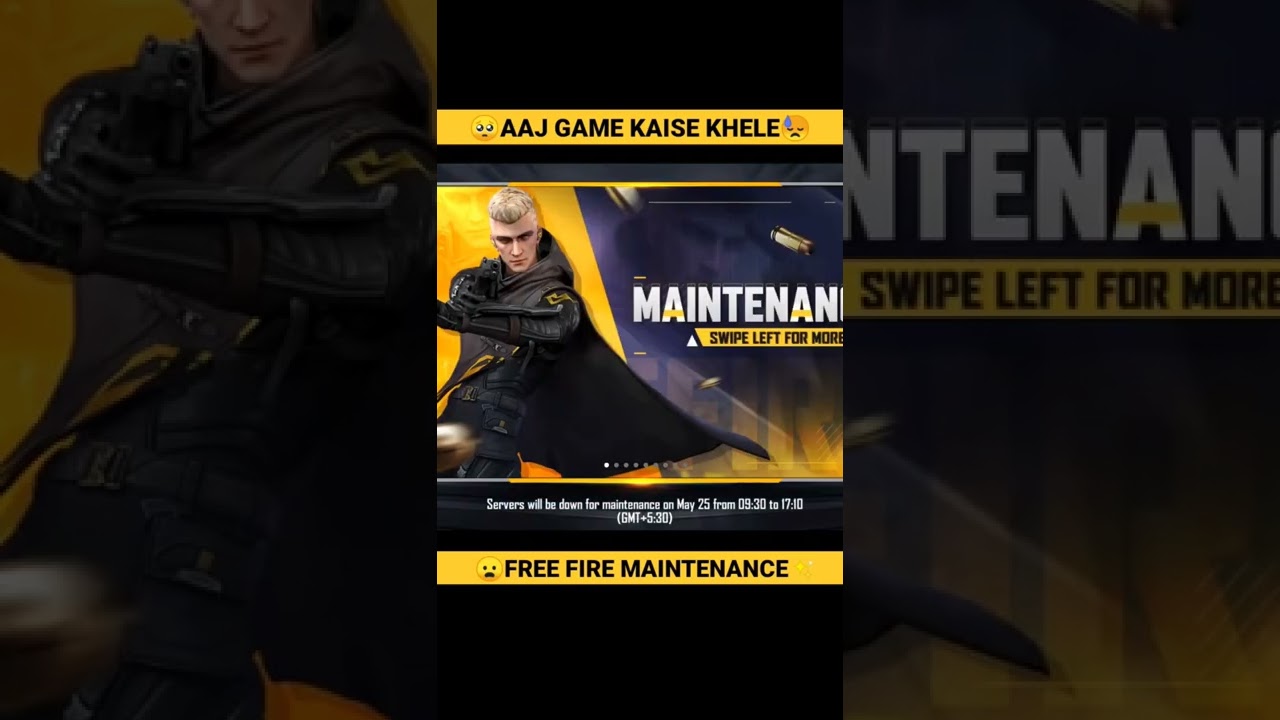 FREE FIRE MAINTENANCE BREAK TODAY 🥺|| OB34 UPDATE FREE FIRE ✨|| 25 MAY