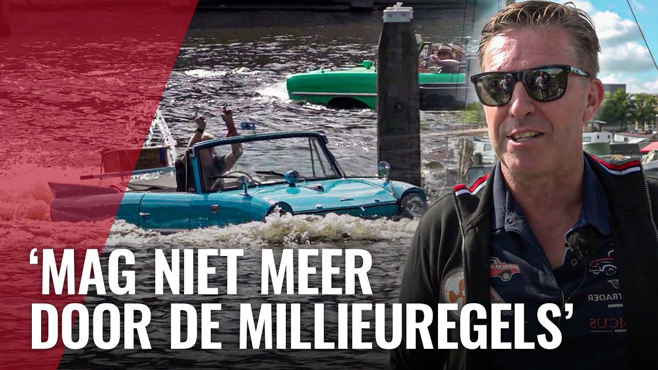 Voor het allerlaatst amfibie-tour door de grachten