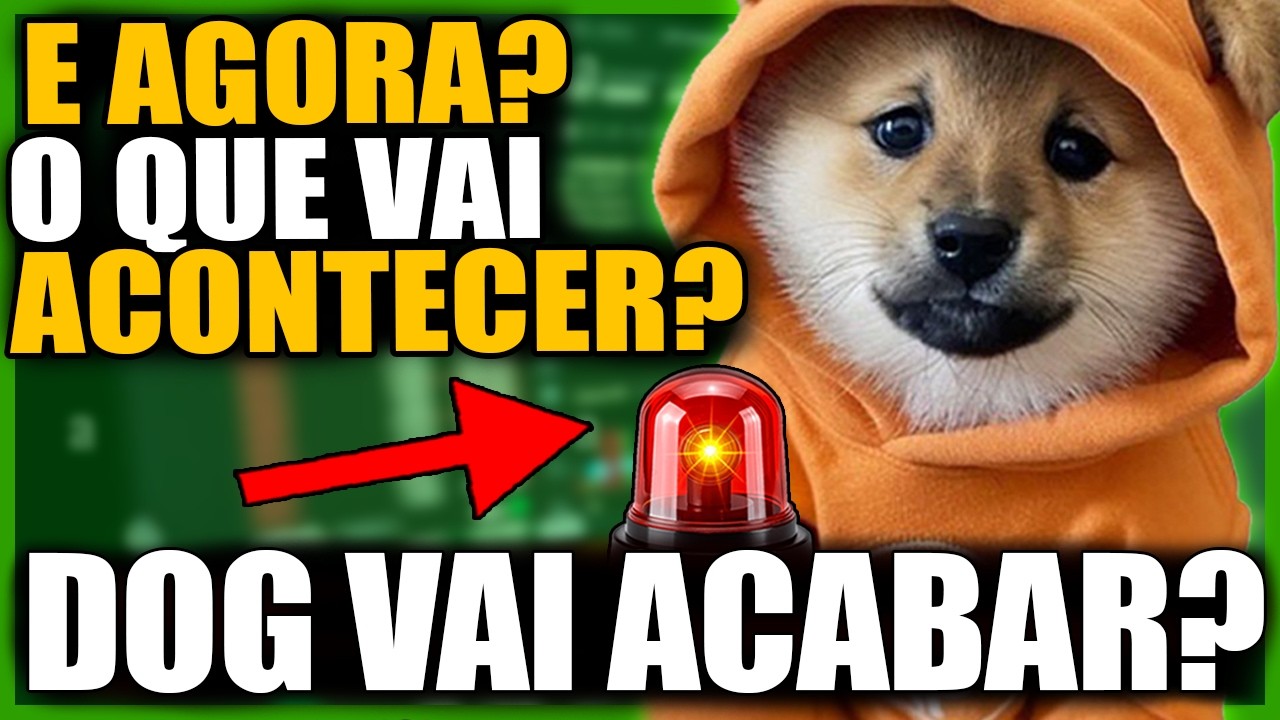 🚨 DOG GO TO THE MOON URGENTE! E AGORA? O QUE VAI ACONTECER com CRIPTOMOEDA MEMECOIN do BITCOIN