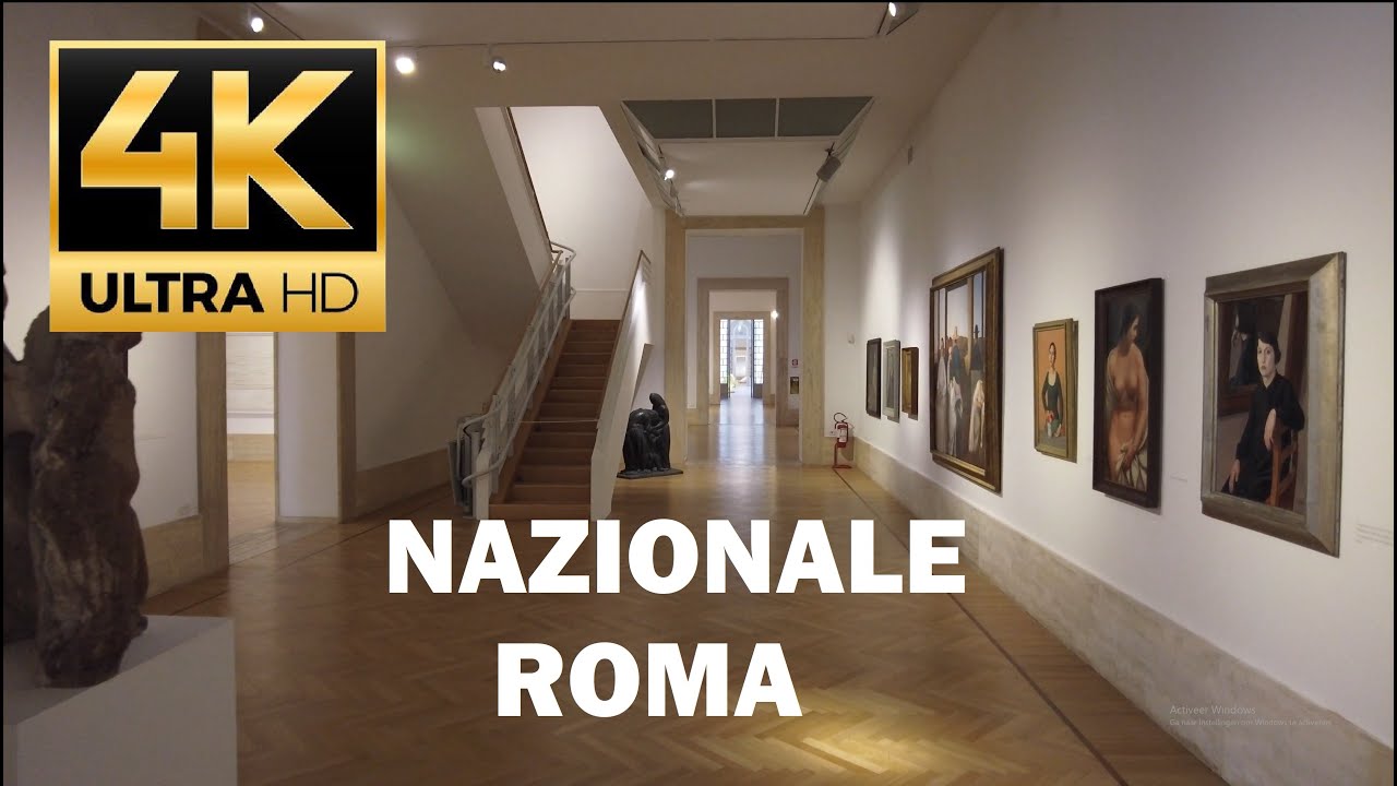 Galleria Nazionale d'arte moderna e contemporanea 🇮🇹 4K 🇮🇹  ROMA 🇮🇹 full museum tour 4K UHD van gogh