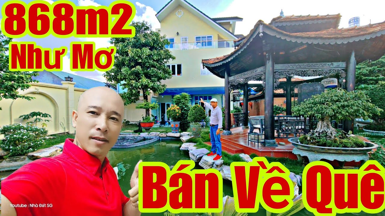 🛑Biệt Thự Đại Gia SÀI GÒN BÁN GẤP Về Quê Tặng Hết Nội Thất 800m2 Gần Sân Bay | #bietthusaigon