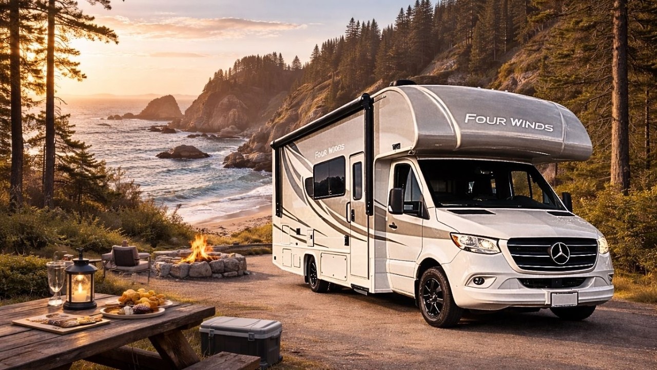 Суперроскошный автодом класса C — комфорт и стиль! Thor Motor Coach Four Winds Sprinter 24LT 2026...