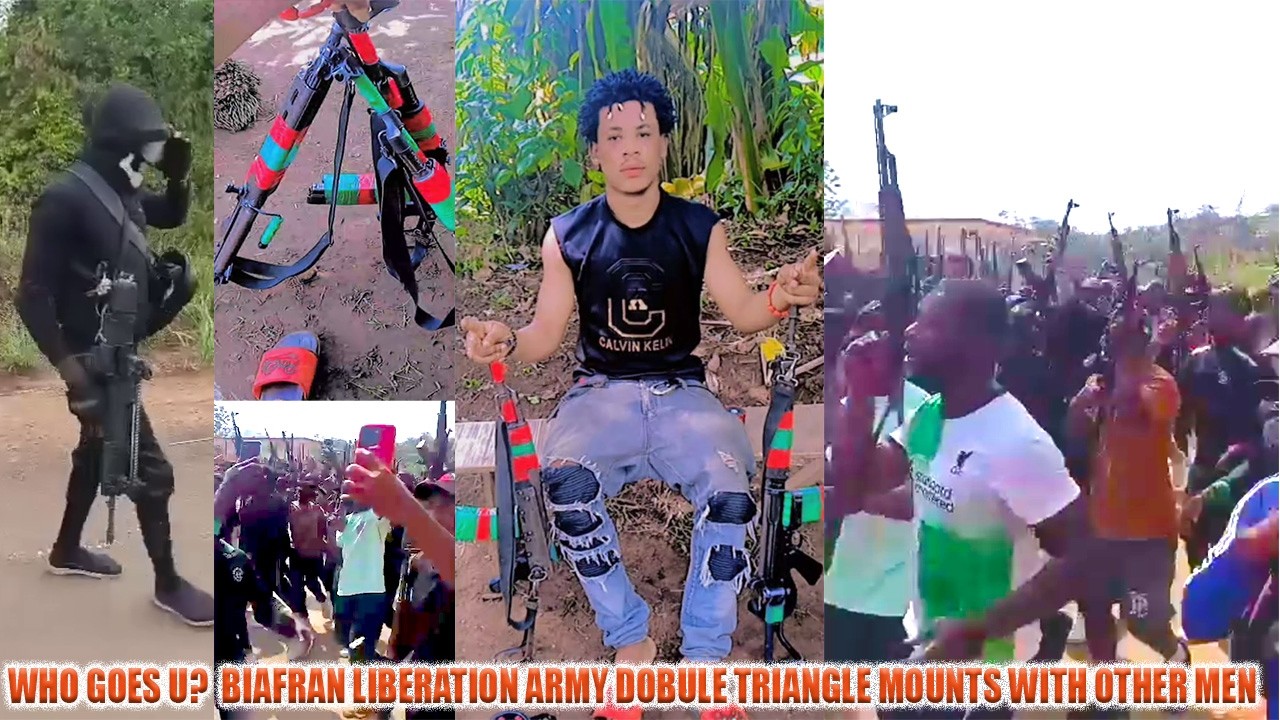 MEN DEY 💪BIAFRA LIBERATION ARMY DOUBLE TRIANGLE IN ACTION AGAINST FULANI TE&&OIST- ENUGU IS READY 