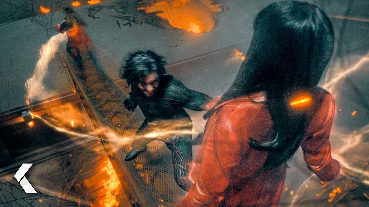 Madame Web vs. Ezekiel Fight Scene - Madame Web (2024) Sydney Sweeney
