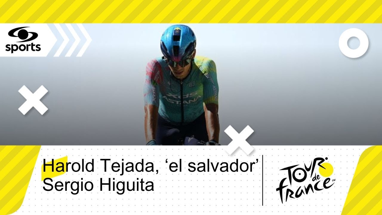 Harold Tejada le ayudó a Sergio Higuita a defender el Top-16 en el Tour de Francia