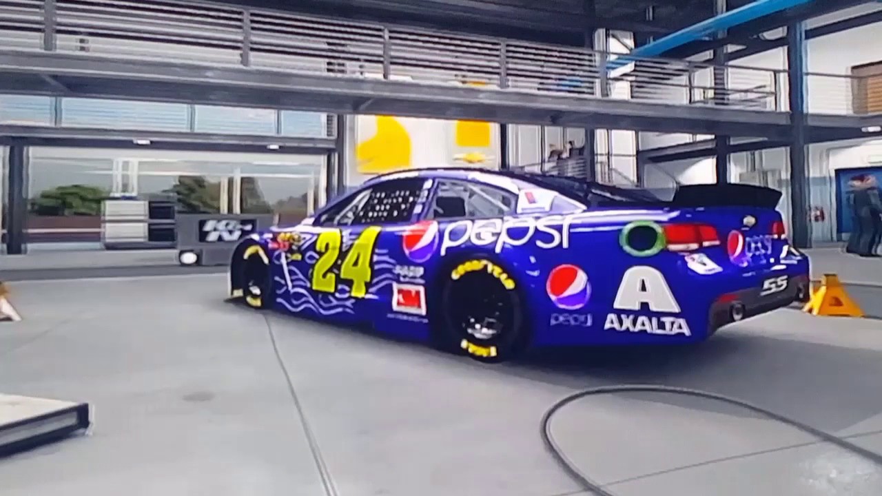 Jeff Gordon's 2015 pepsi NASCAR 15 custom paint scheme