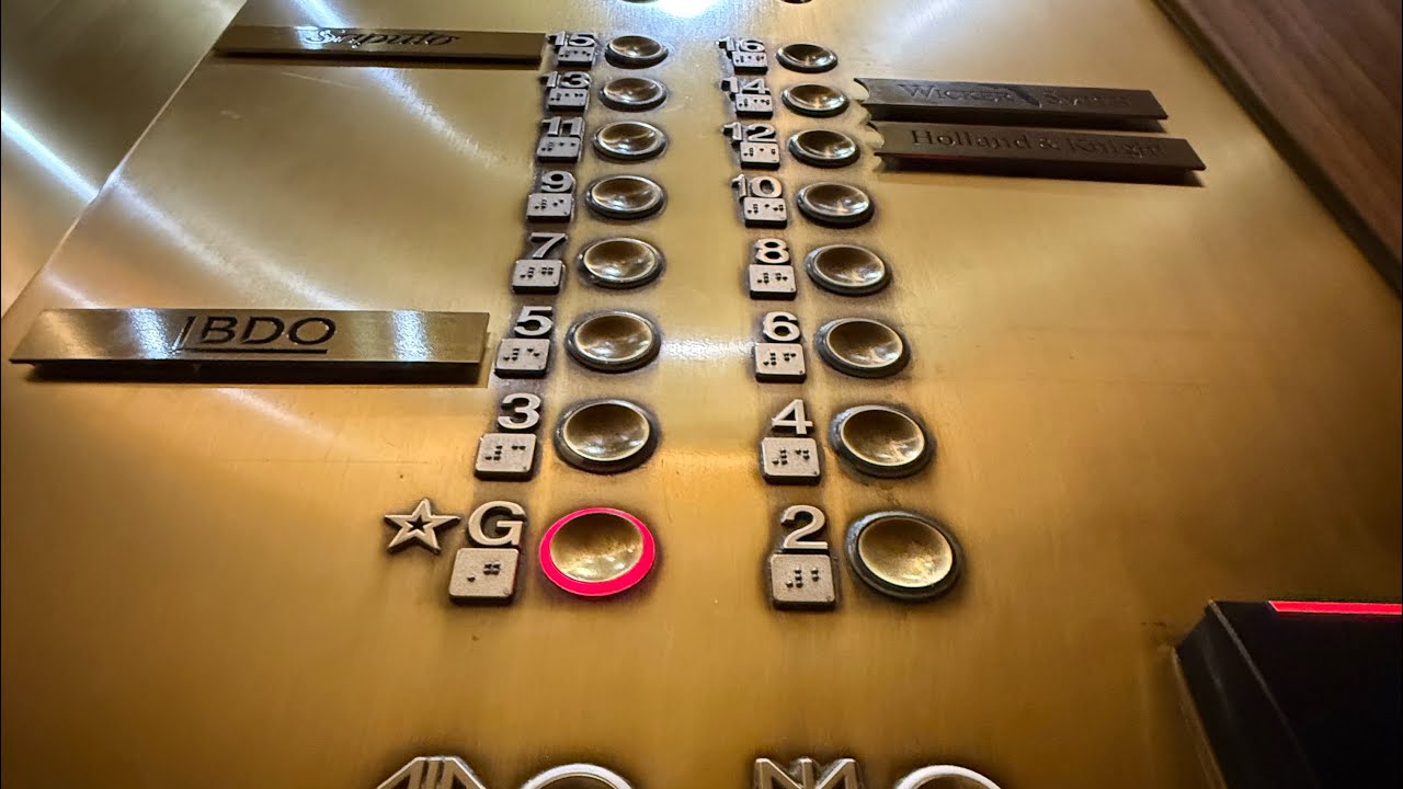 FANTASTIC Otis Series 3 Touch-Sensitive Elevators at Truist Place in Fort Lauderdale, FL