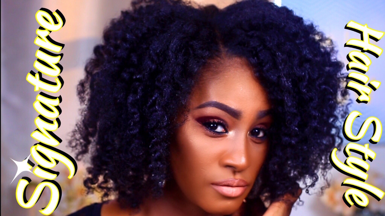 How to: My Signature Natural Hair Style with Khlova | Shlinda1