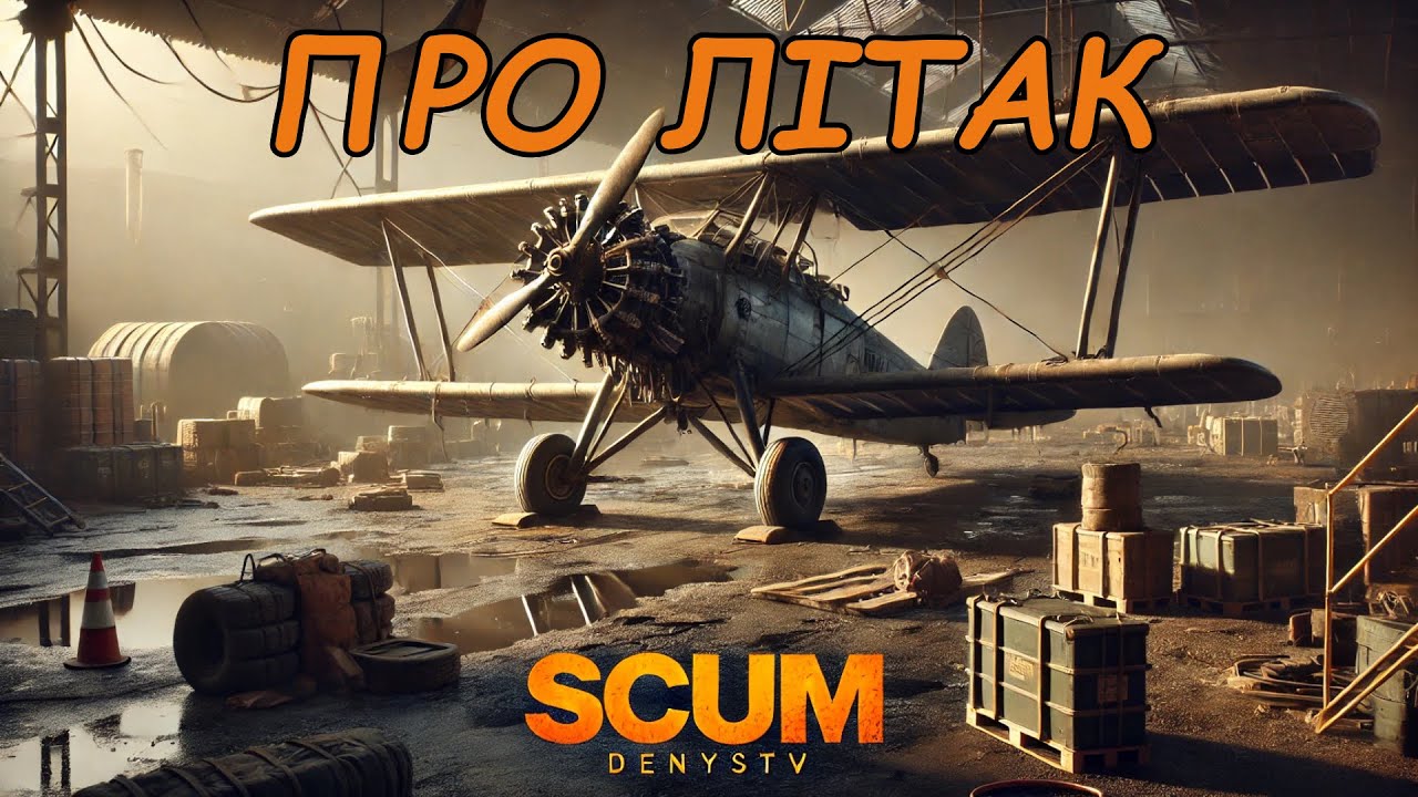 SCUM для Новачків. Літаки. Основи пілотування. #scumgame #scumsurvival #scumua #scumукраїнською