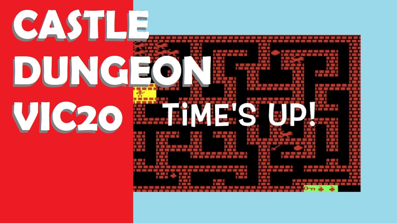 Castle Dungeon VIC-20  💾 COMPUTE's GAZETTE June 1984 💾 Commodore BASIC 2.0 💾 Type-in game