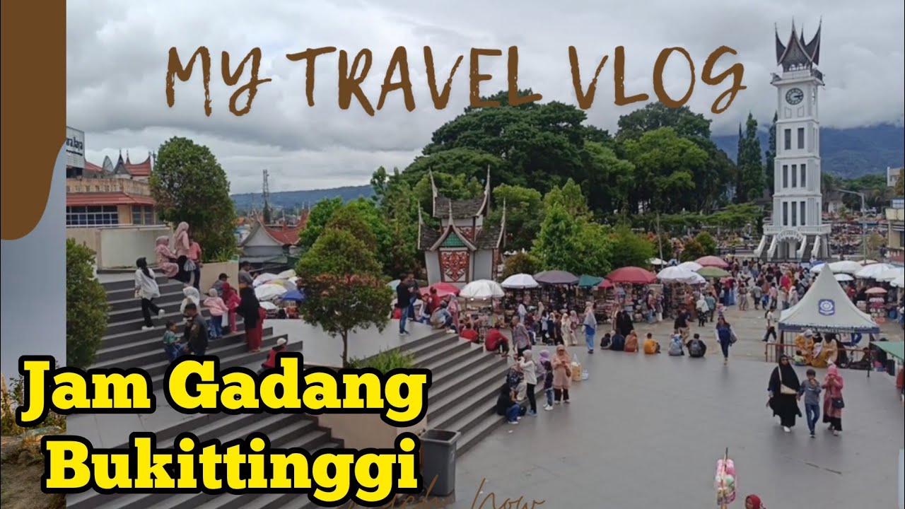 Bukittinggi dengan Pesona Jam Gadang mengundang wisatawan untuk berkunjung@amimilaaira #traveling