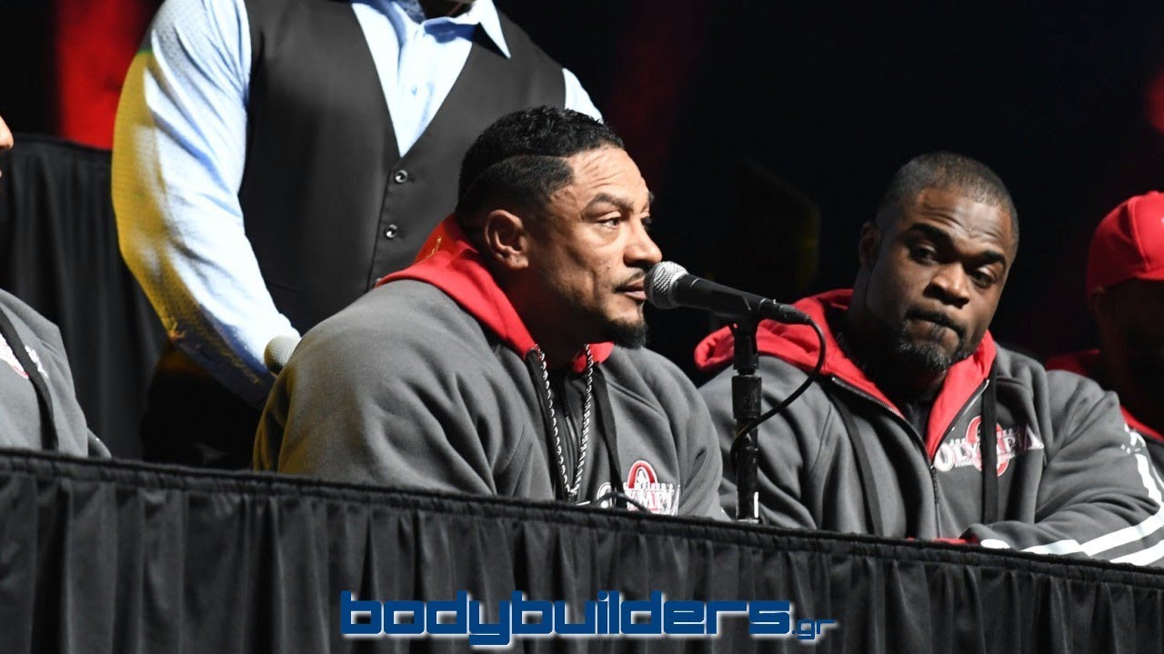 Roelly Winklaar At The 2018 Mr. Olympia Press Conference