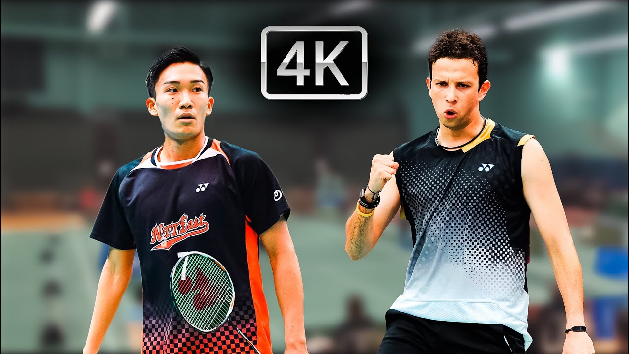 Kento Momota vs Kevin Cordon Nice Angle - Remastered -