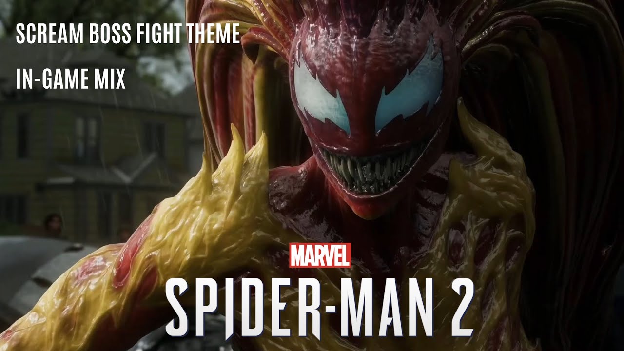 Scream Boss Fight Theme - In-Game Unofficial Soundtrack- Marvel’s Spider-Man 2