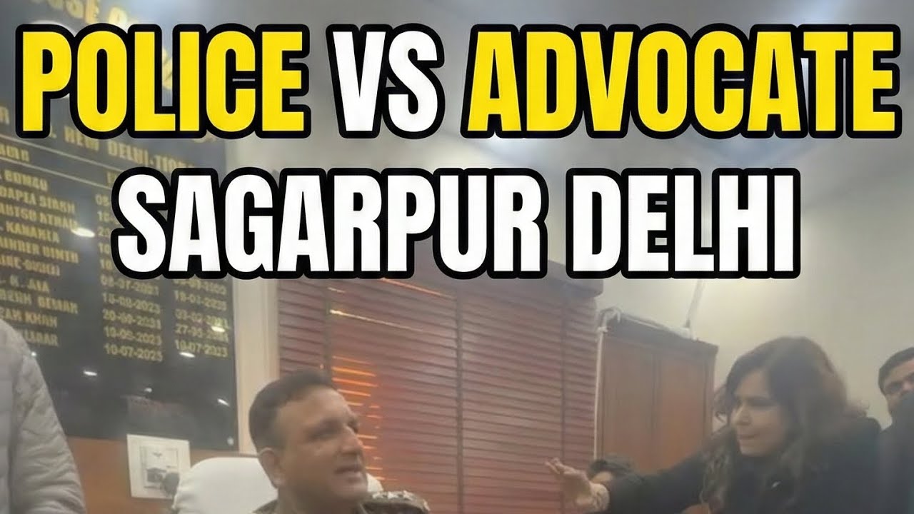 Police vs Advocate- Sagarpur police Station Delhi #police #advocate
